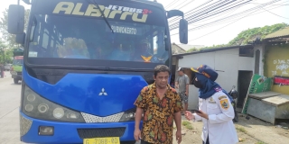 Dinas Perhubungan Kabupaten Pemalang melaksanakan kegiatan Pengawasan dan Pemberian Himbauan  Kepada Pengemudi Bus AKDP