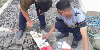Dinas Perhubungan Kabupaten Pemalang Melaksanakan Perbaikan Palang Pintu Perlintasan Sebidang Kereta Api di Desa Iser, Kecamatan Petarukan