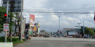 Dinas Perhubungan Kabupaten Pemalang melaksanakan perbaikan Traffic Light pada simpang Blandong Comal.